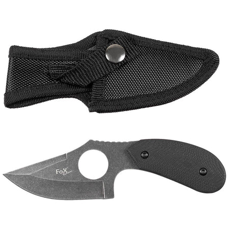 Fox Knife With Index Finger Hole G10 Handle