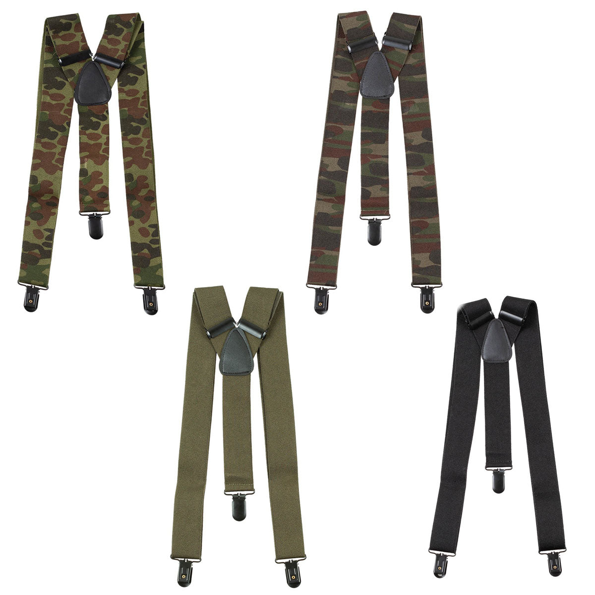 MFH Elasticated Y Shape Trouser Suspenders
