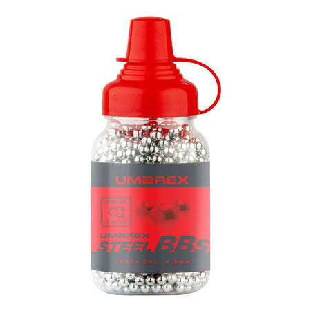 Umarex Steel BBs 4.5mm .177 Silver 1500 Bottle 0.35g