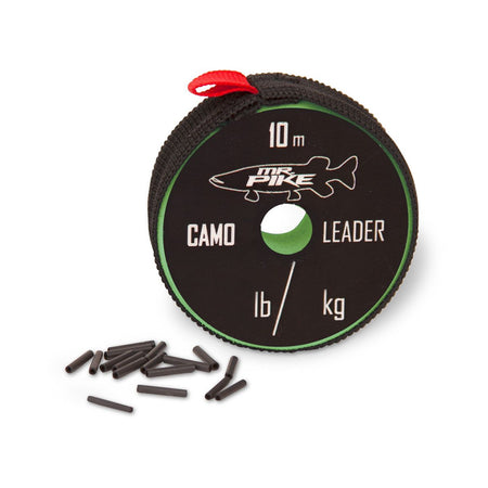 Quantum Mr. Pike Camo Coated Fishing Leader 10m Camo Brown