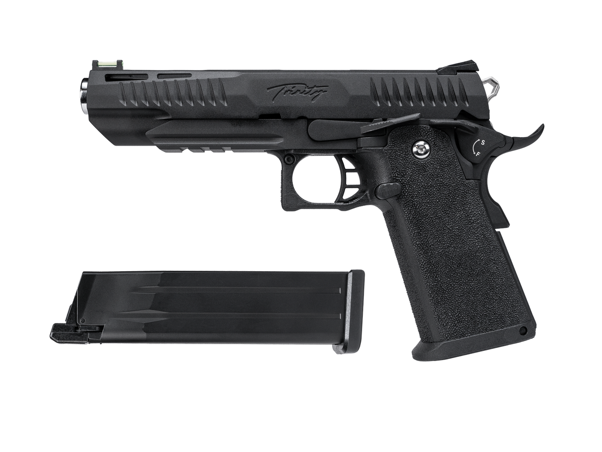 Modify Trinity Hi-Capa 5.1 GBB Airsoft Pistol Aluminium Slide Black