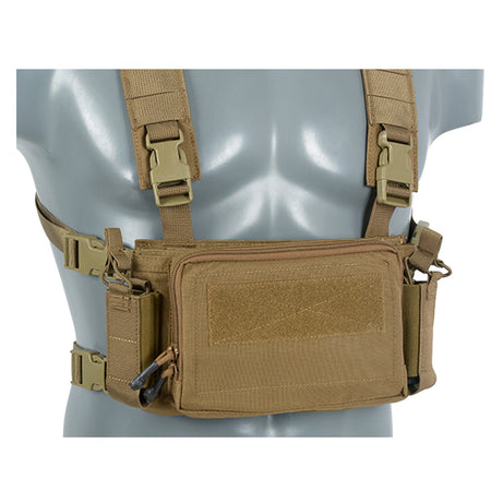 Emerson Micro Multi Mission Light Chest Rig Harness Coyote Brown
