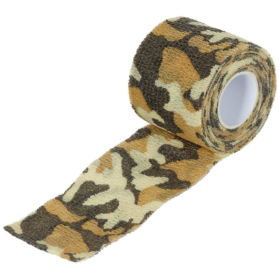 MFH Self-Adhesive Camo Tape Wrap Desert 5cm X 4.5m