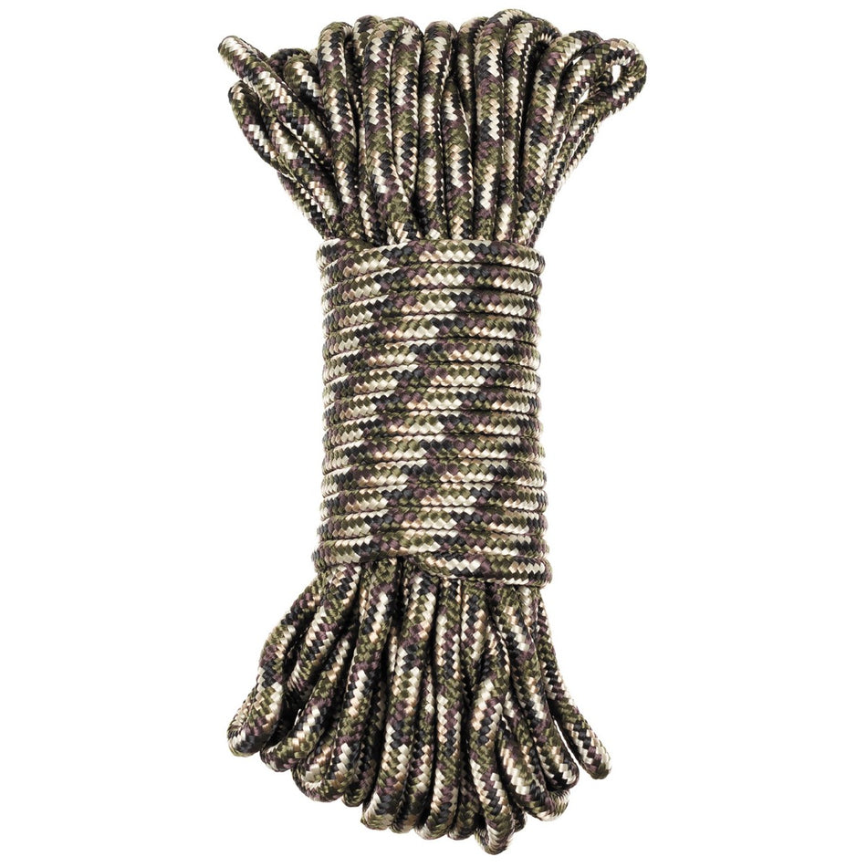 MFH Para Cord 5mm Rope Camo 15 meters