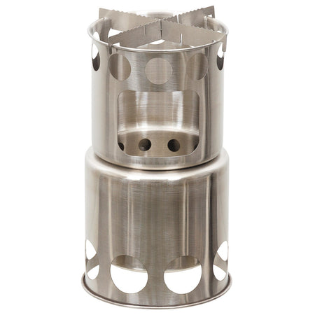 Fox Outdoors Travel Camping Stove Cook Set Stainless Steel