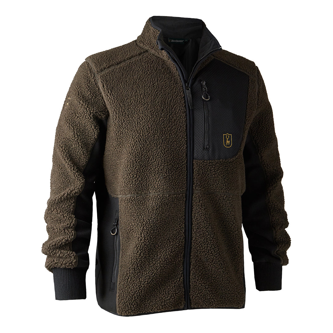 Deerhunter Rogaland Fibre Pile Jacket Chocolate Brown