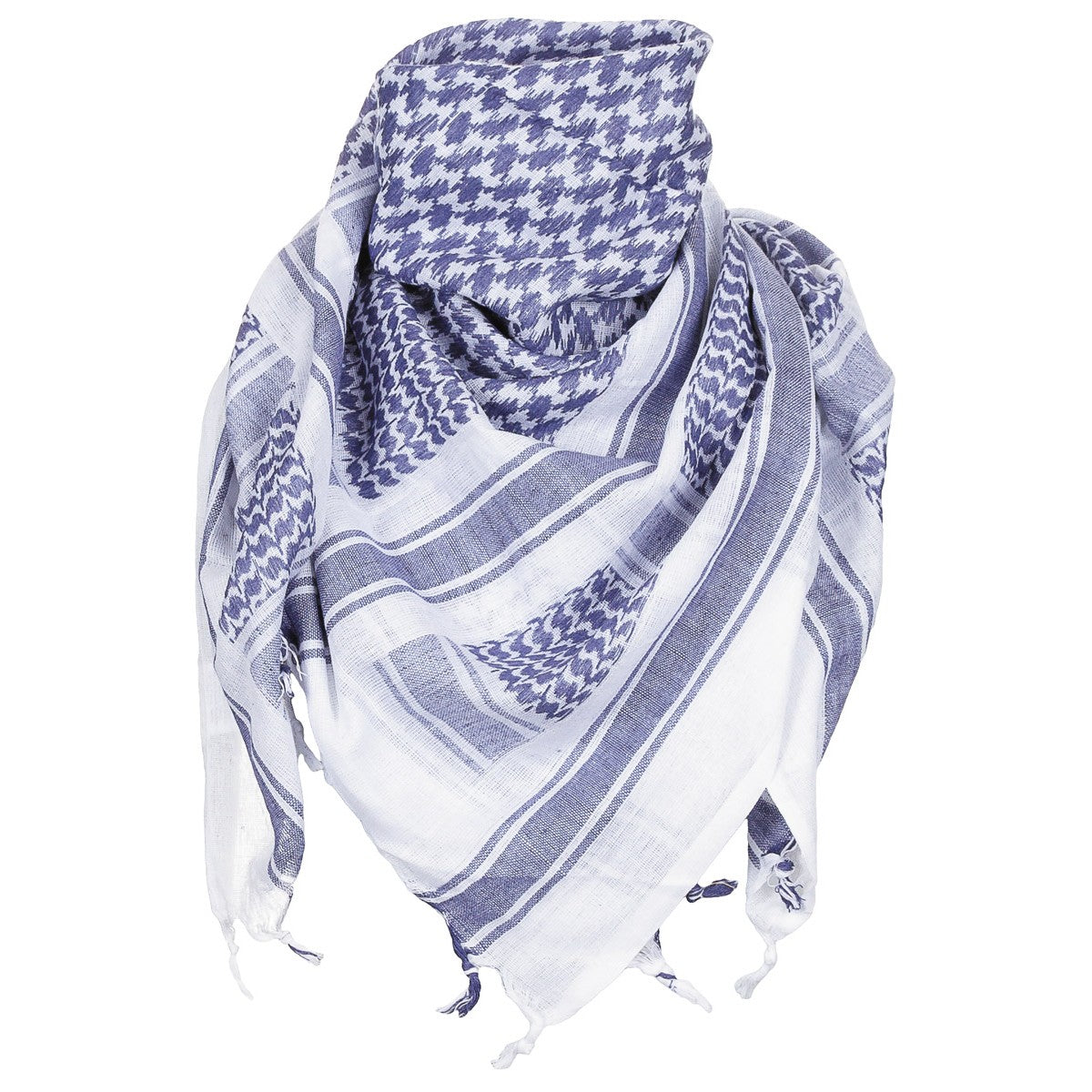 MFH Classic Shemagh Scarf Blue / White