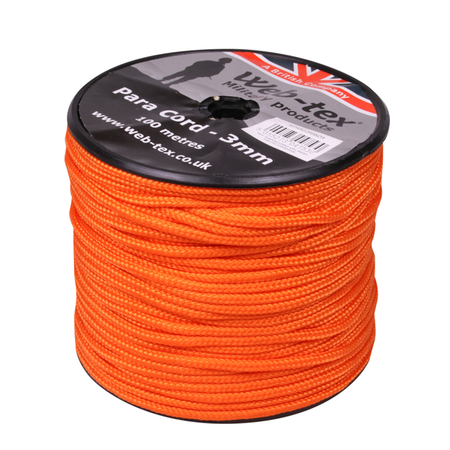 Web-Tex Paracord 100m Reel 