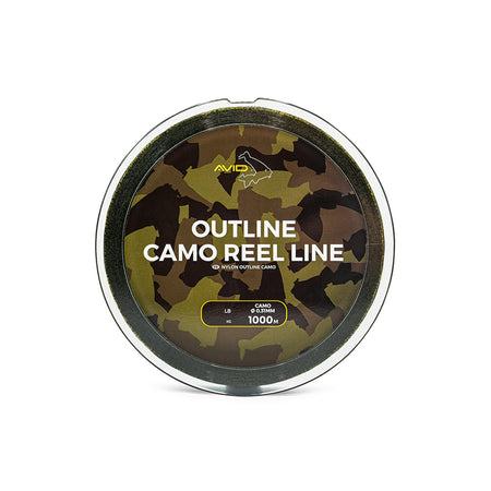 AVID Outline Camo Fishing Reel Line 1000m