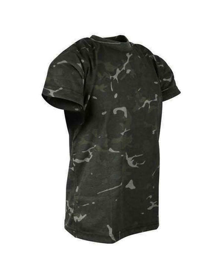 Kombat Kids Army Camo T-Shirt BTP Black