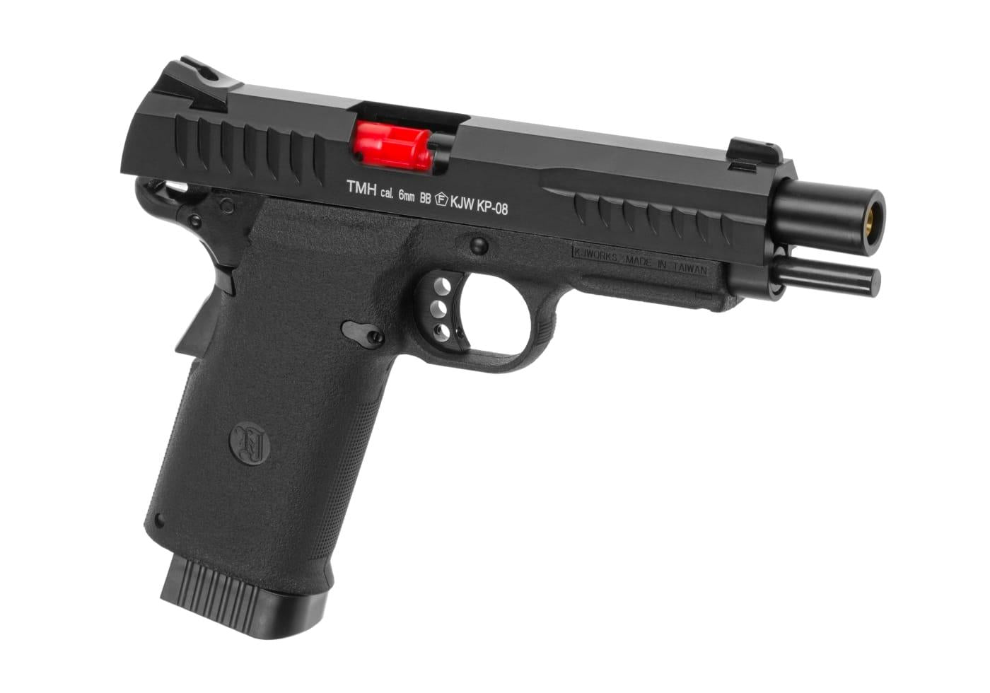 KJ Works KP-08 Hi-Capa Style Pistol Black Co2 6mm