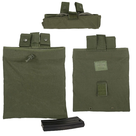 8 Fields Airsoft Dump Bag Pouch Foldable Molle 