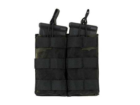 8 Fields Airsoft QR Double Magazine Pouch Open Top M4 Series