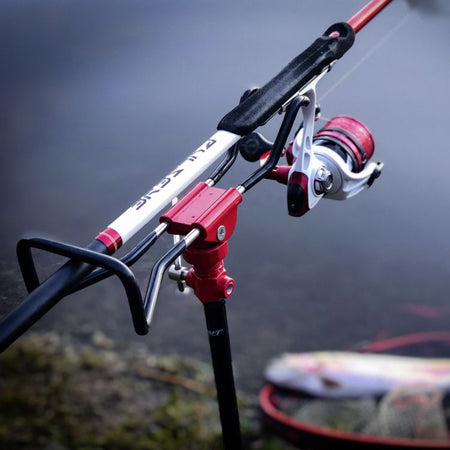 Magic Trout Adjustable Fishing Rod Holder Red/Black 85 cm