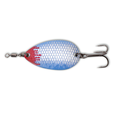Magic Trout Small Blade Spoon UV Active Silver/Blue 3.5 cm Fishing Lure