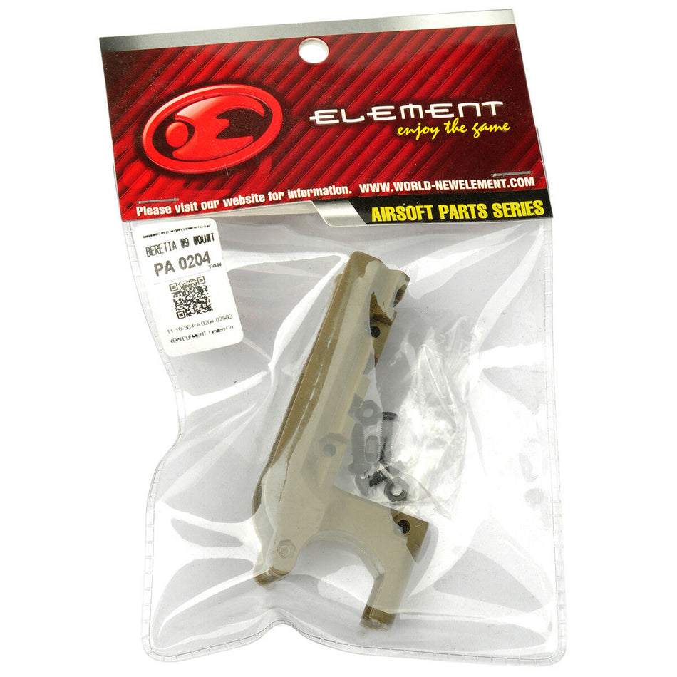 Element Pistol Under Rail Mount M9 Dark Earth
