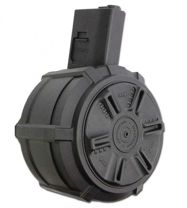 G&G M4 Drum Magazine 2300 Rd Manual Wind 6mm bb's