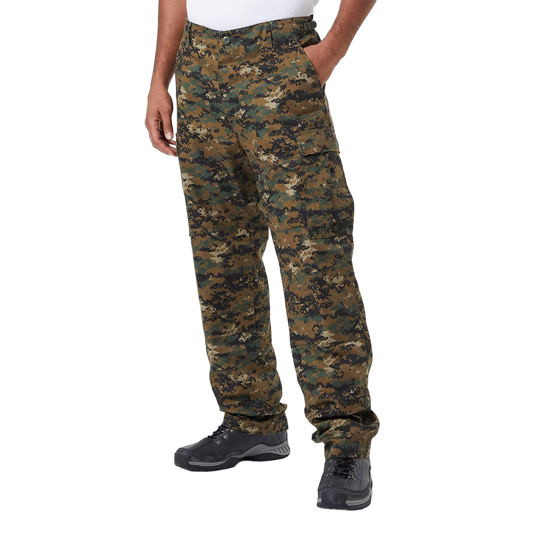 Mil-Tec Ranger Cargo Pant Trousers US Woodland Camo Marpat