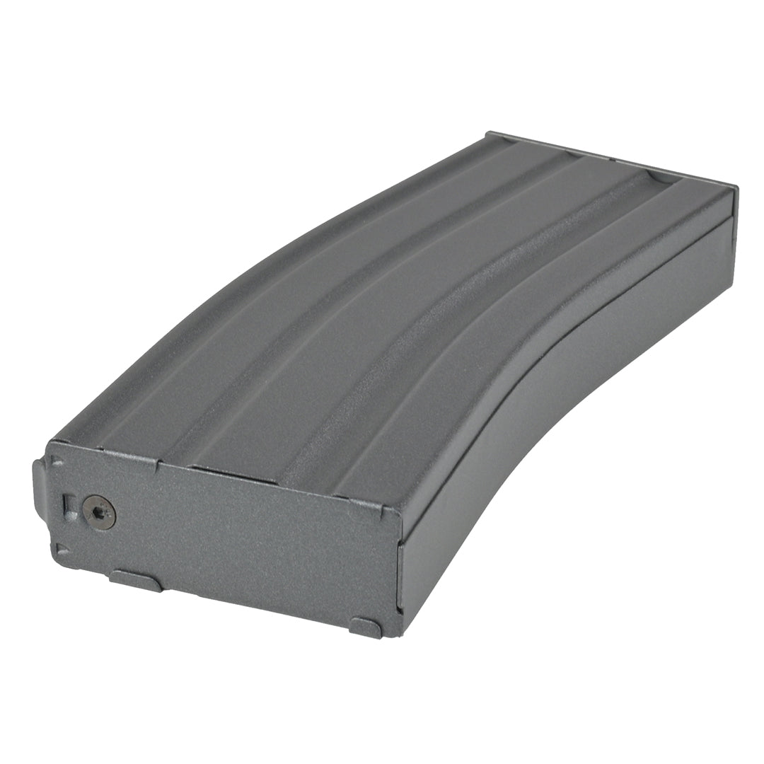 E&C Airsoft Magazine M-Series Metal Mid Cap 160rd Grey