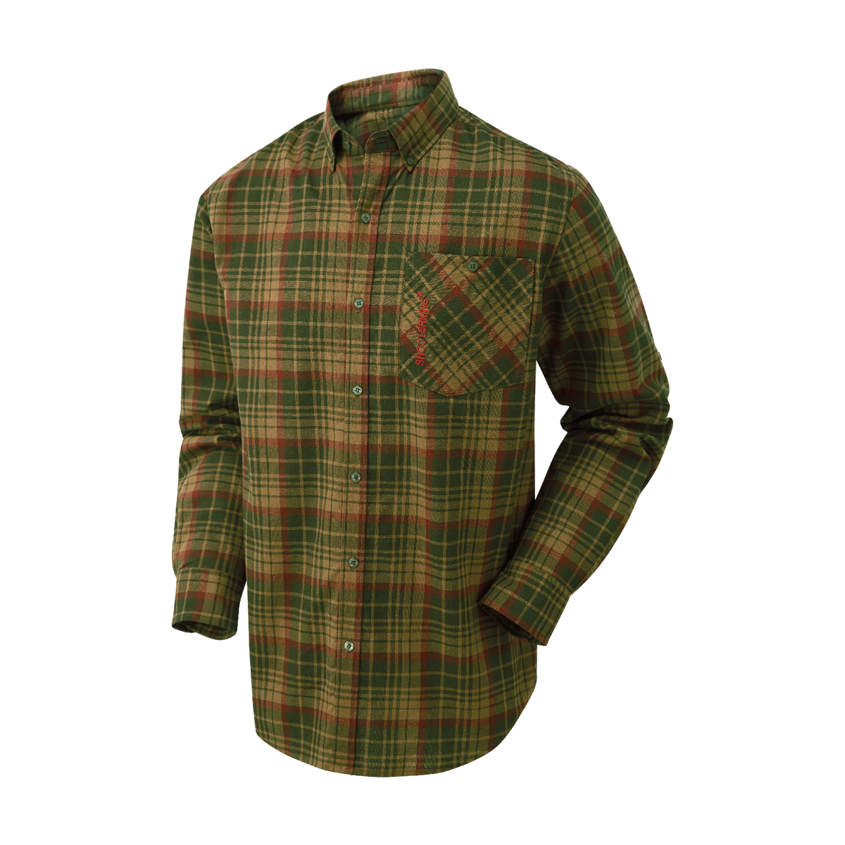 ShooterKing Mens Performance Shirt Forest Green 
