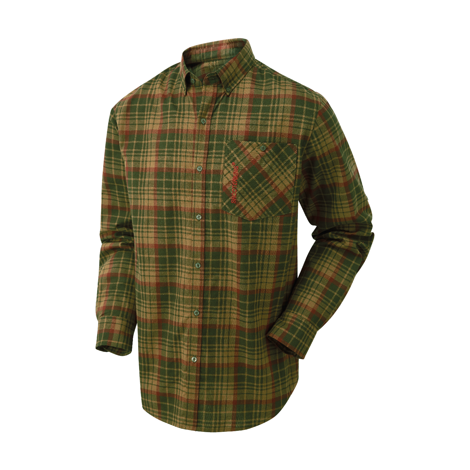 ShooterKing Mens Performance Shirt Forest Green 