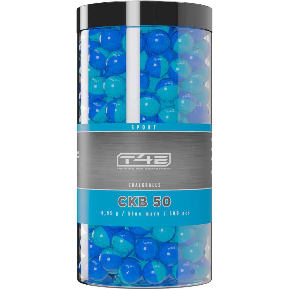 Umarex T4E Sport Blue Chalk Balls .50 Ammo Pellets 500 pcs