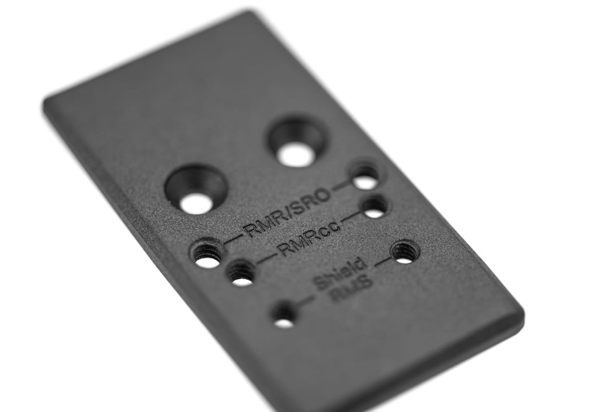 Krytac SilencerCo Maxim 9 Optic Dot Sight Mounting Plate Black