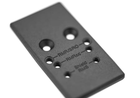 Krytac SilencerCo Maxim 9 Optic Dot Sight Mounting Plate Black