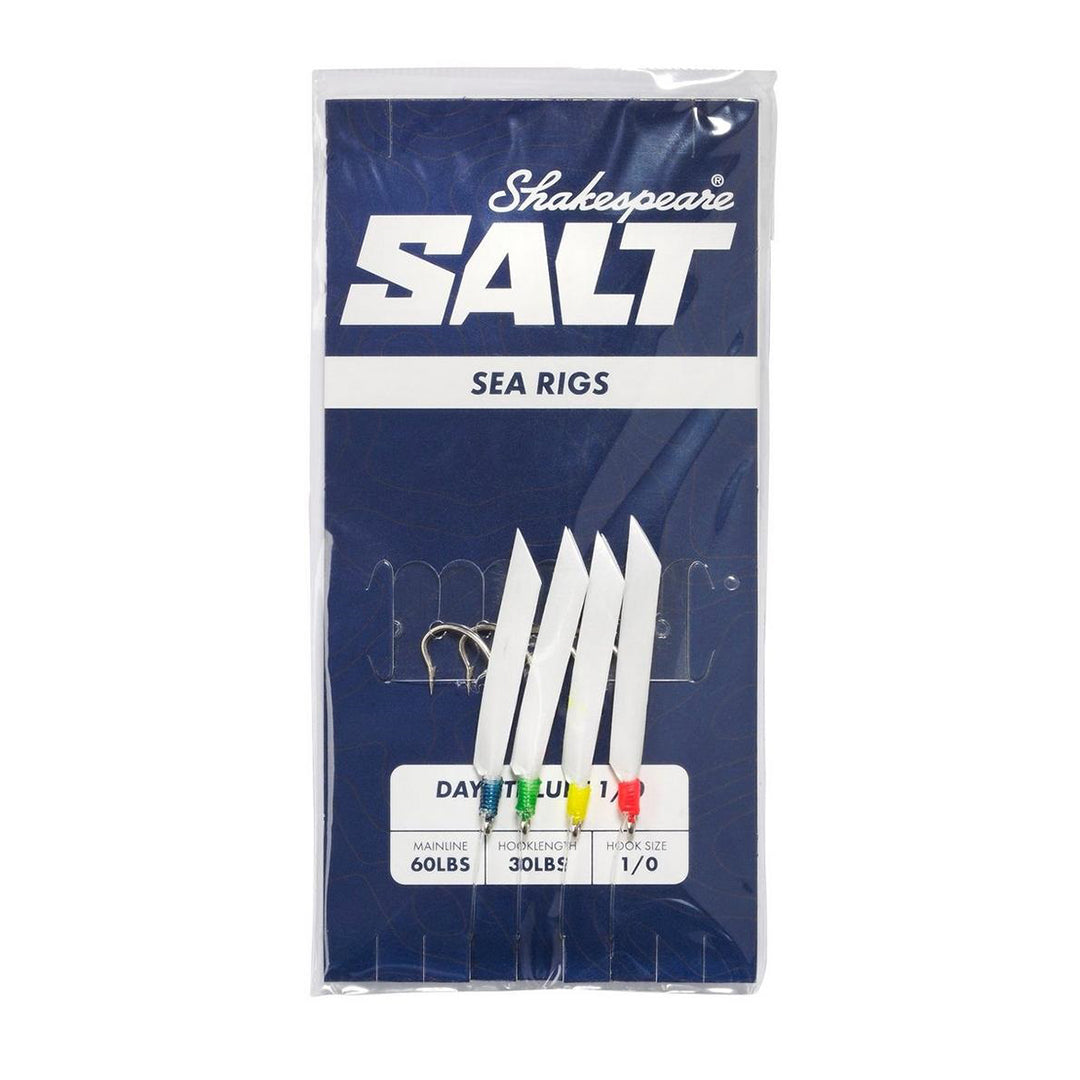 Shakespeare SALT Sea Rig Daylite 1/0 Feathers Fishing Lures