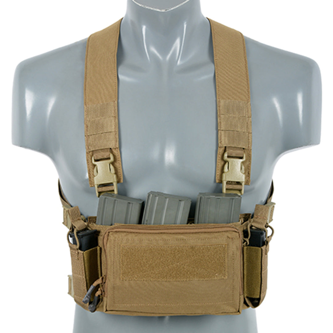 Emerson Micro Multi Mission Light Chest Rig Harness Coyote Brown