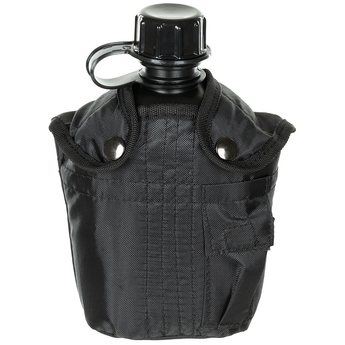 MFH Plastic Water Bottle Canteen 1ltr Black