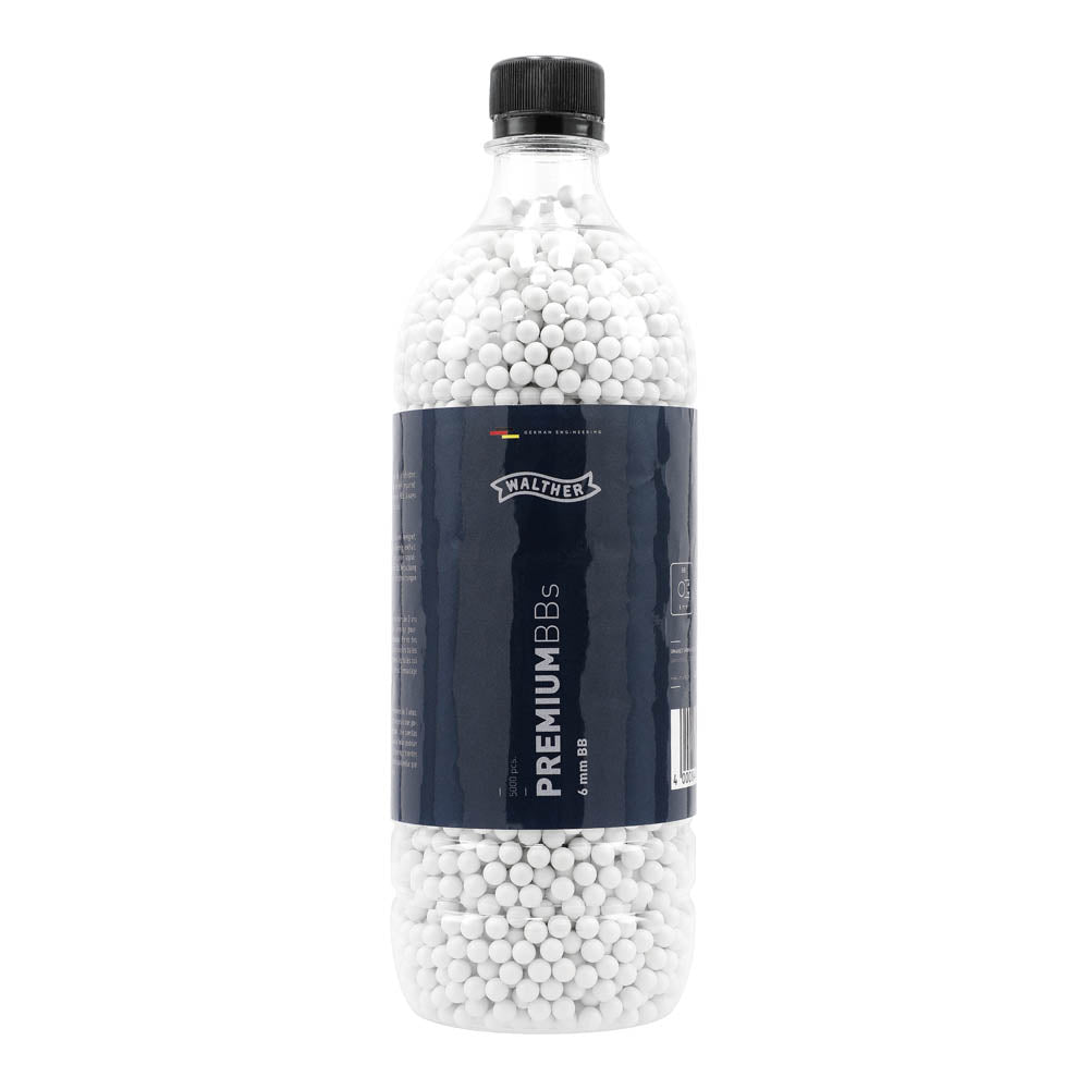 Walther Premium BBs 0.20g White 5000 Pellets Ammo 6mm White