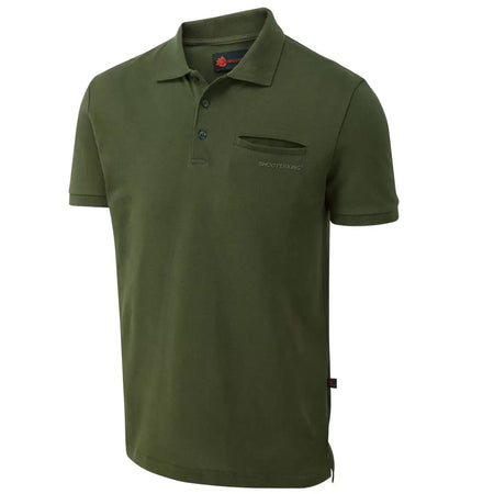 ShooterKing Mens Game Polo Shirt Green