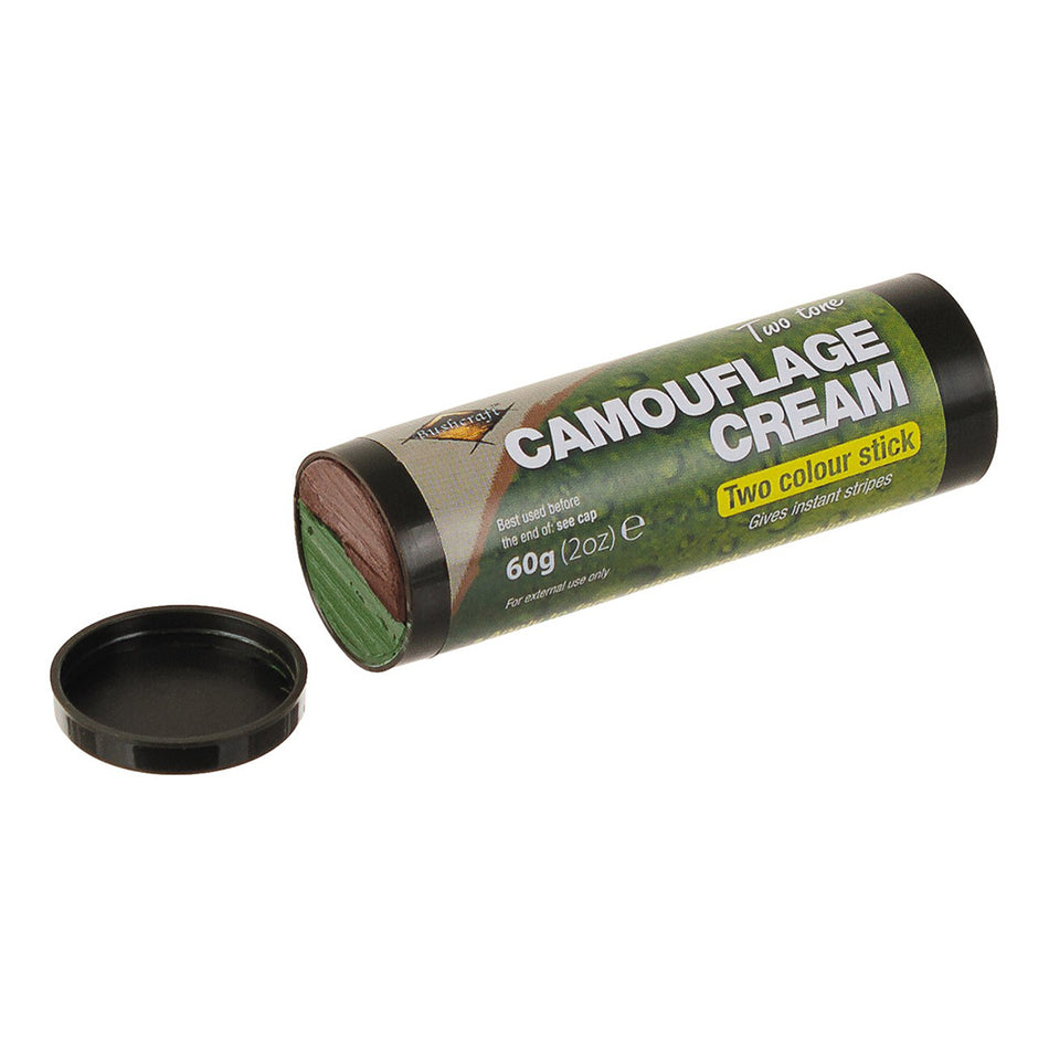 MFH GB Camouflage Face Cream Stick 60g 2 Tone Brown OD Green