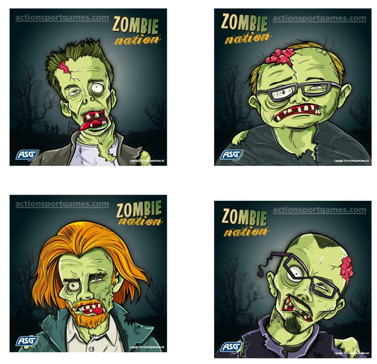 ASG Zombie Shooting Targets 14cm 100 pack