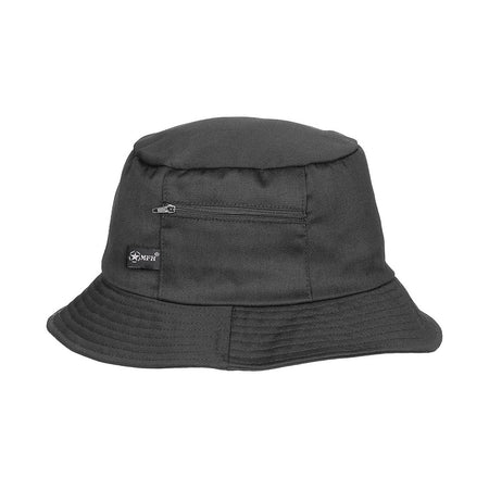 MFH Fishing Boonie Hat with Small Side Pocket Black