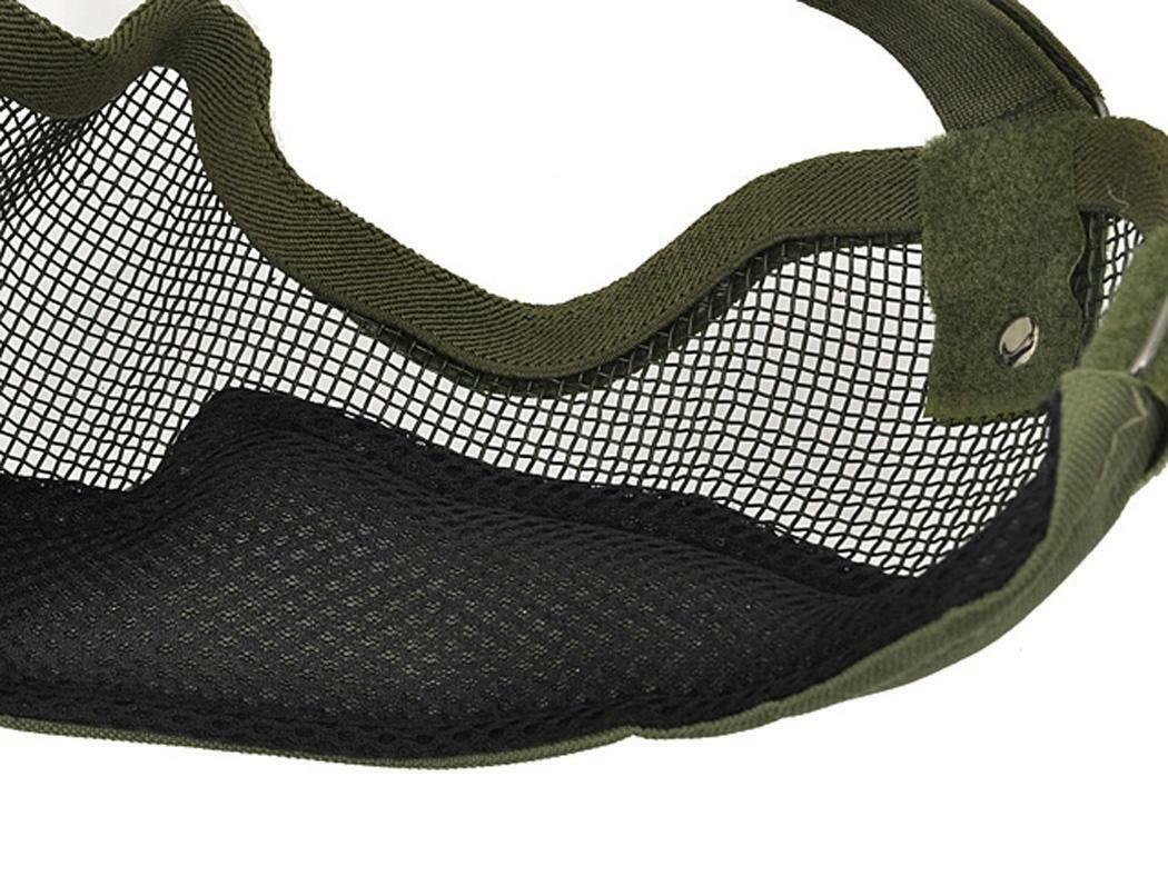 Airsoft Mesh Mask V2 Green