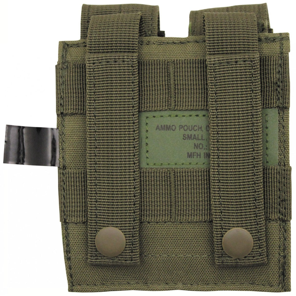 MFH Double Pistol Magazine Pouch Green