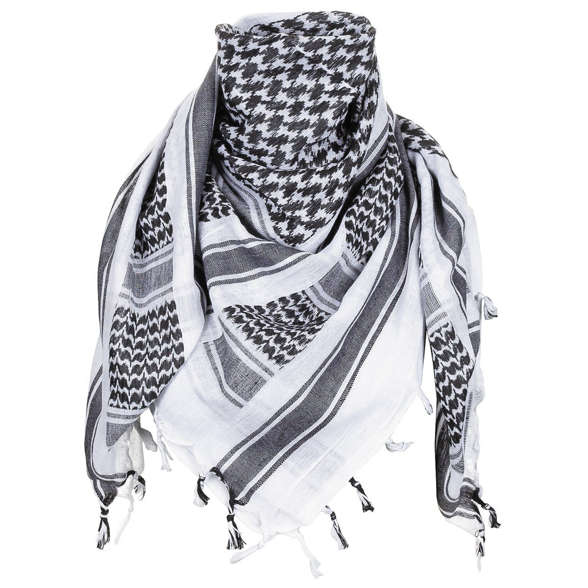 MFH Classic Shemagh Scarf White / Black