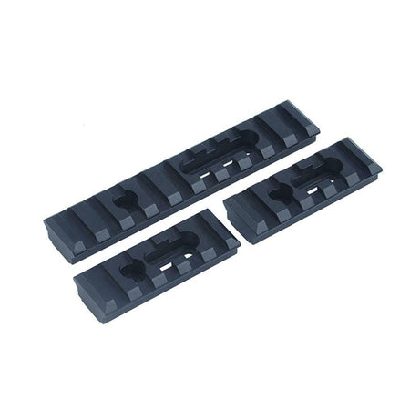 Element MOE Airsoft Rifle Rail Set Pack of 3 Black EX225 