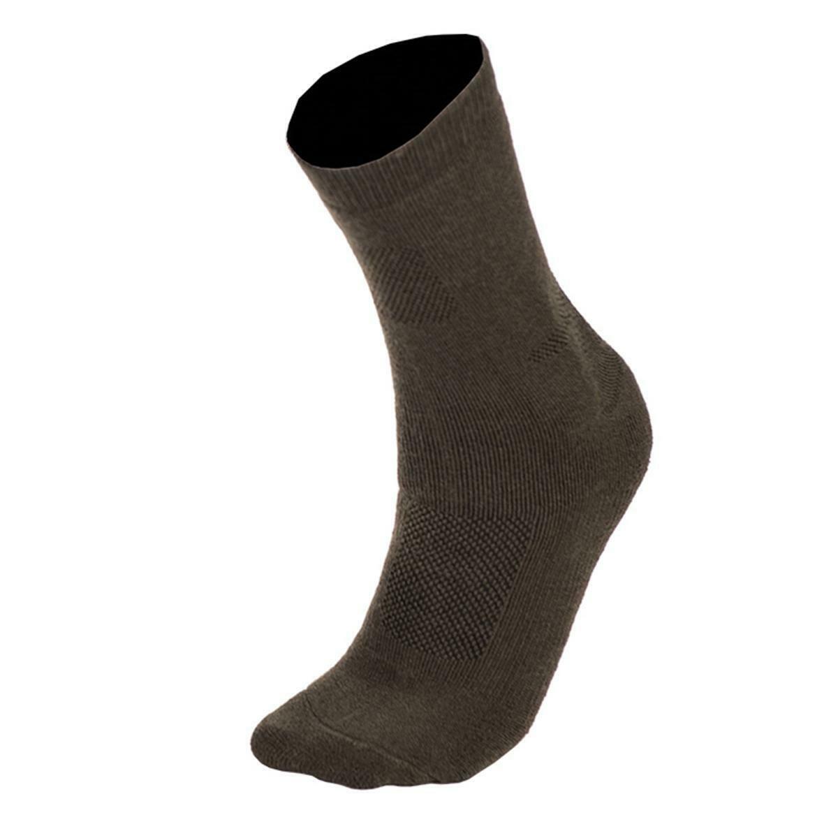 Mil-Tec Merino Reinforced Socks Green 2 Pack