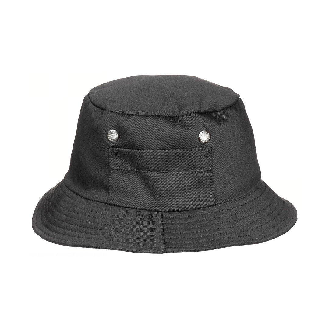 MFH Fishing Boonie Hat with Small Side Pocket Black