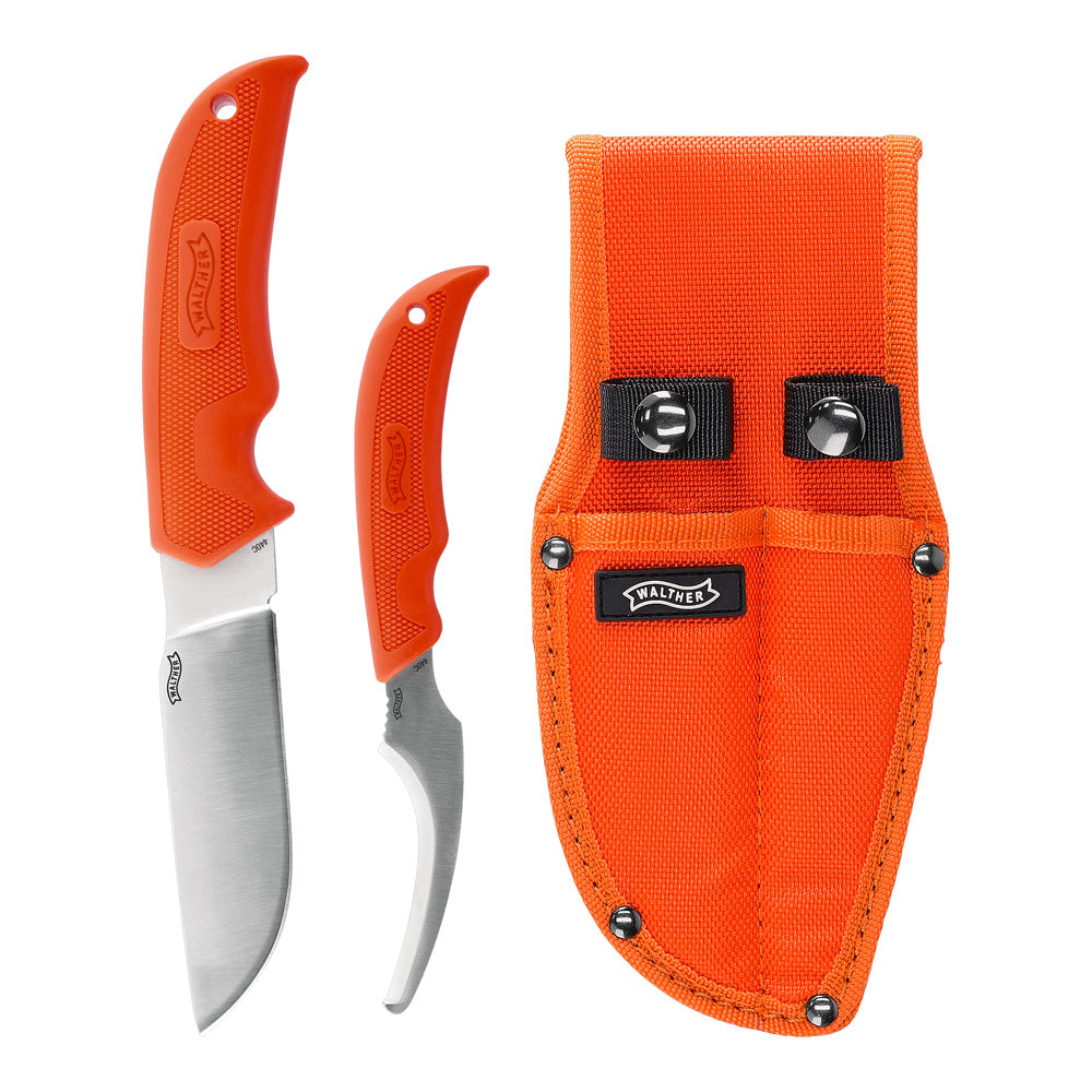 Walther Hunters Game Processing Knife Set 3 Orange