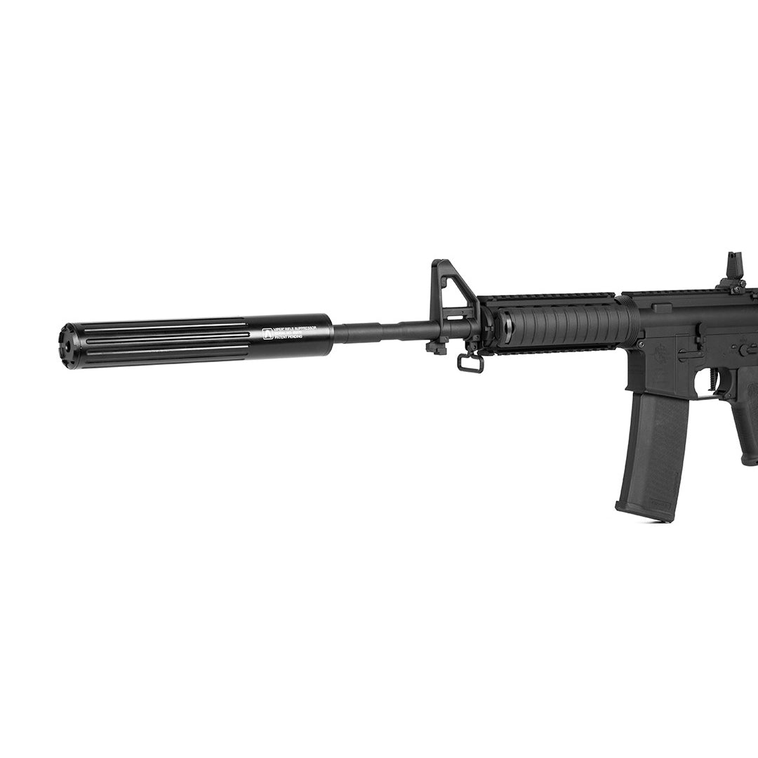 AirsoftPro CNC Suppressor (Silencer) VIPER™ 250 x 40mm with Barrel Extension