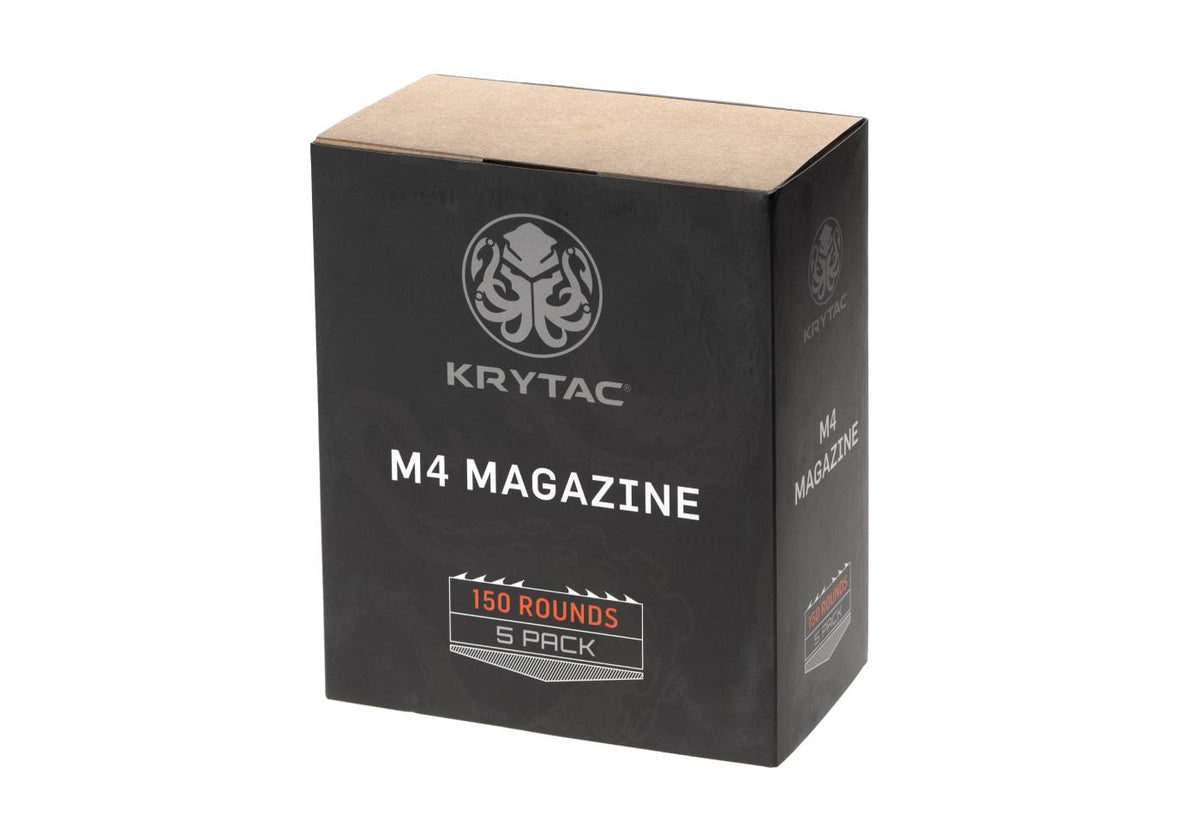 Krytac M4 Series Magazine Box Set 150rd Black 6mmm bb's