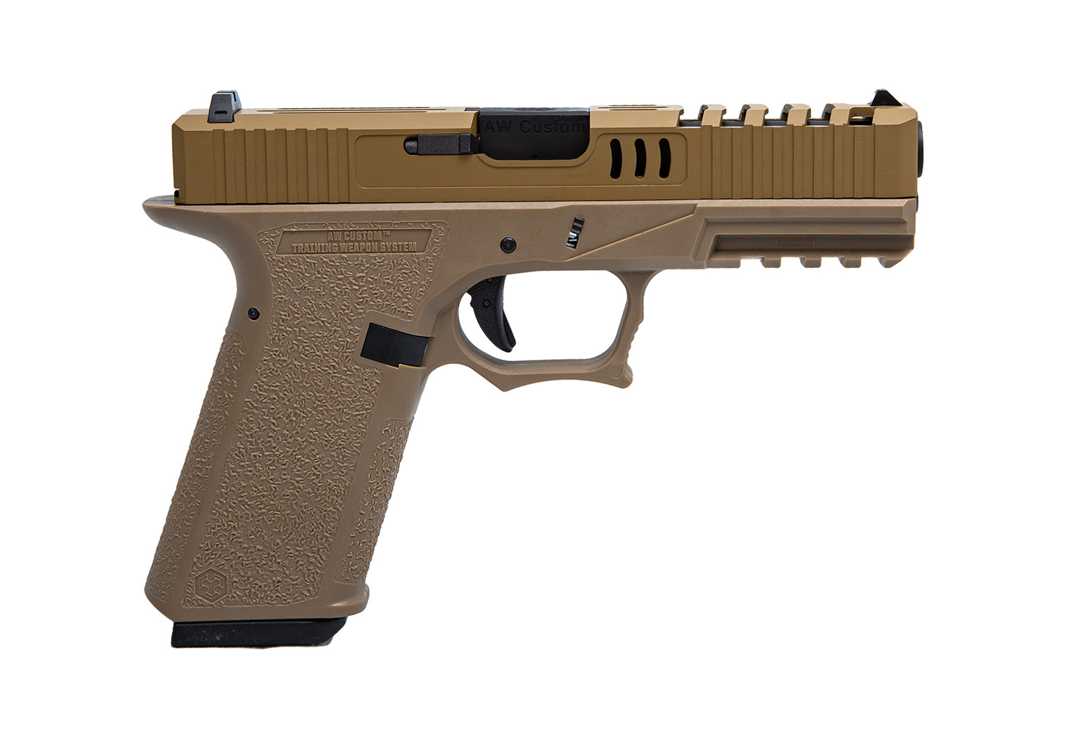 Cybergun Armorer Works Custom VX7 Airsoft Pistol Mod 2 Tan GBB