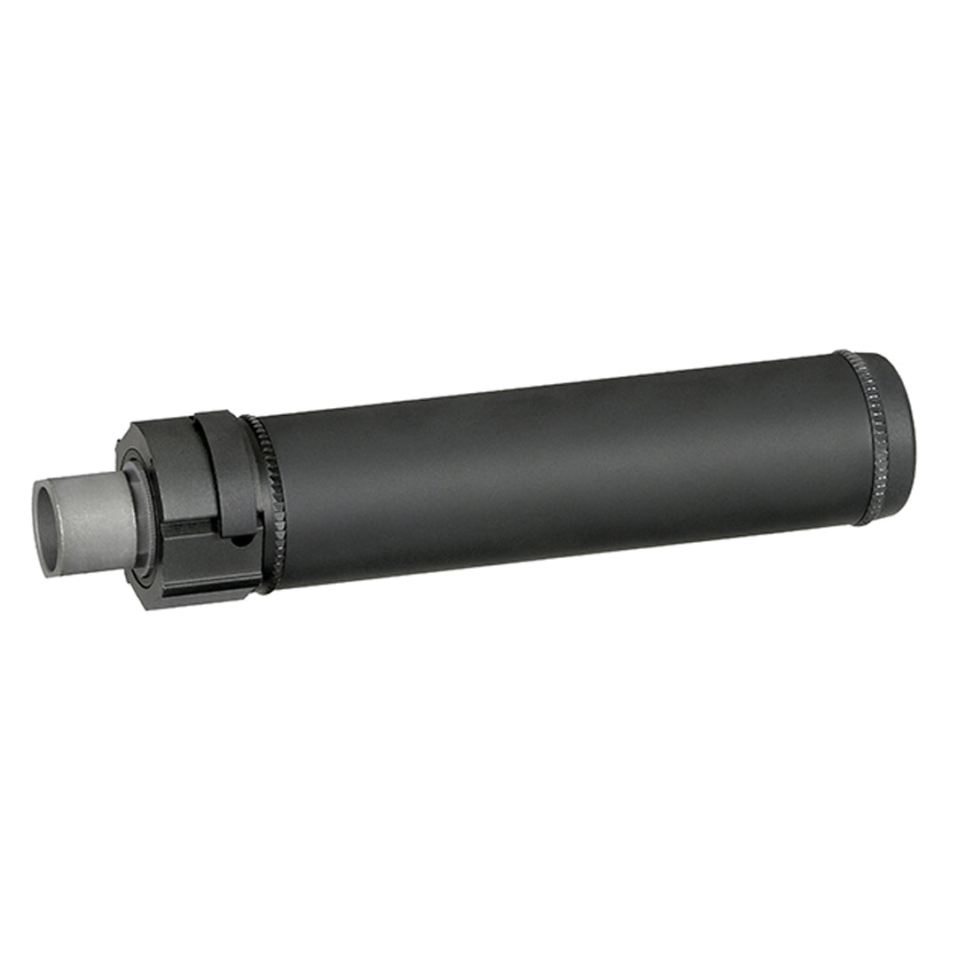 5KU Airsoft Barrel Extension Dummy Silencer Black QD 177mm