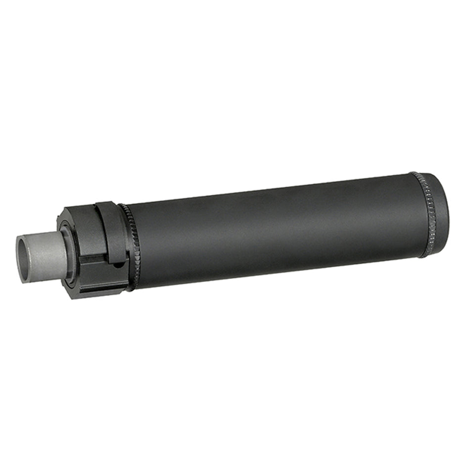 5KU Airsoft Barrel Extension Dummy Silencer Black QD 177mm
