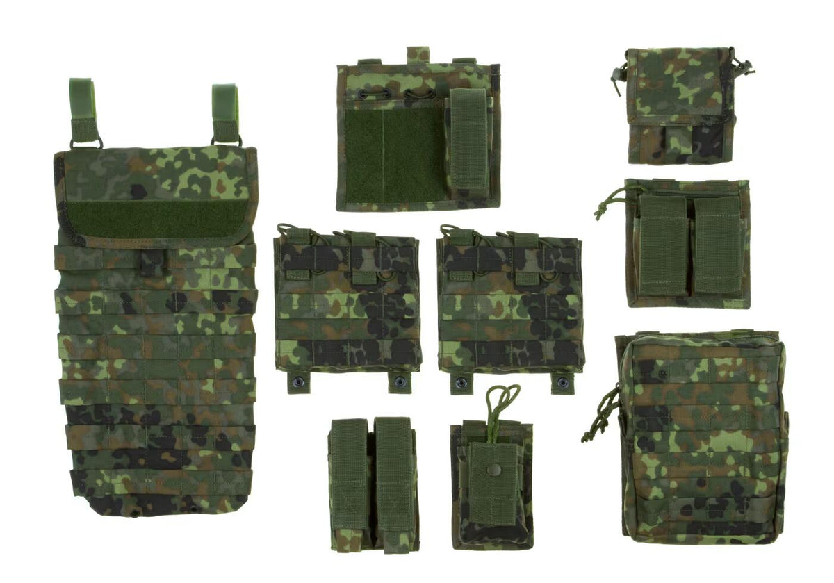 Invader Gear Mod Carrier Combo Molle Vest SAPI Flecktarn Camo