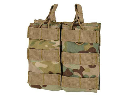 8 Fields Airsoft QR Double Magazine Pouch Open Top M4 Series